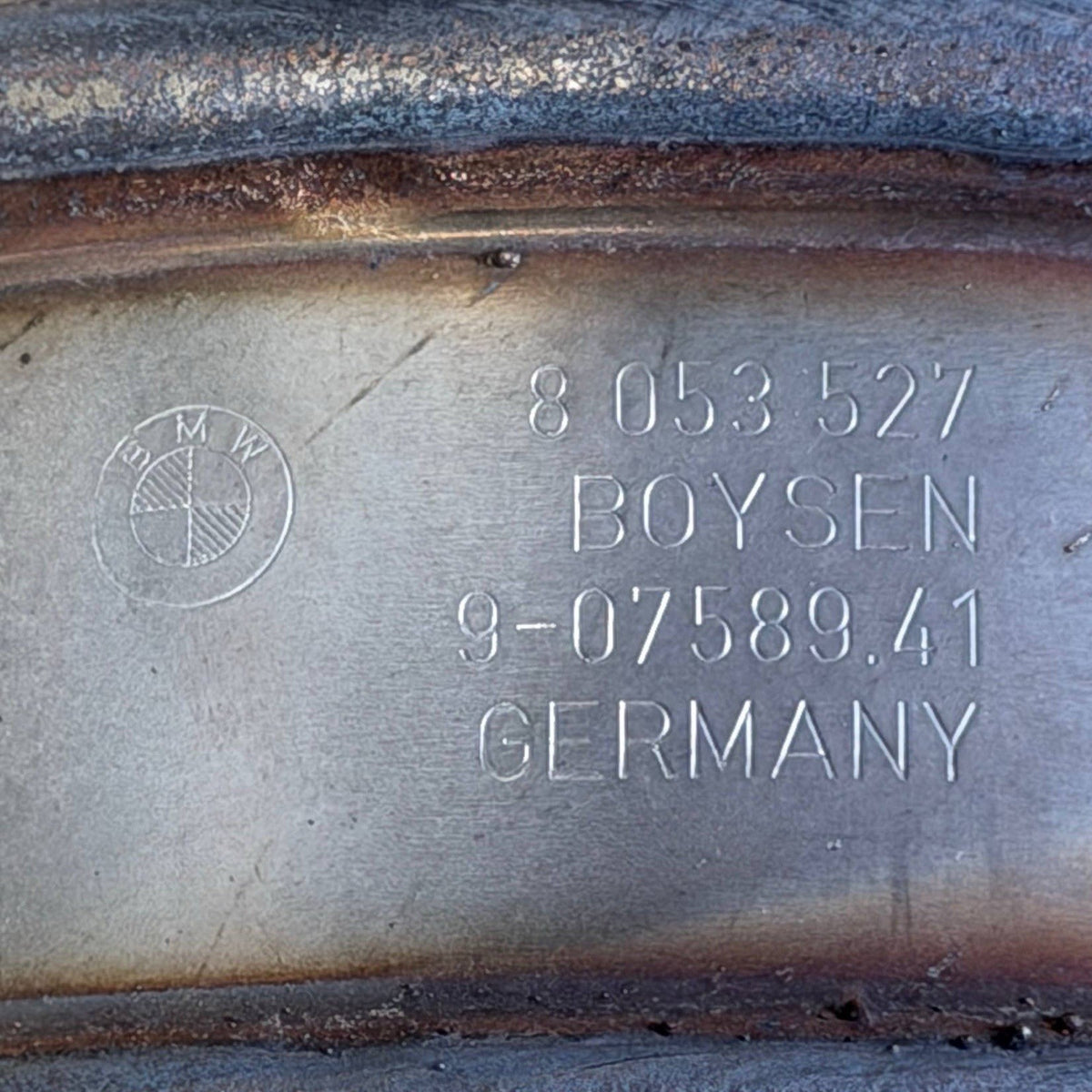 2019 2020 2021 2022 2023 2024 BMW X5M X6M M5 M8 EXHAUST MUFFLER LEFT DRIVER