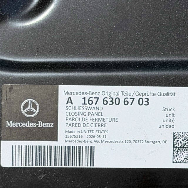 2020 2021 2022 2023 2024 2025 2026 MERCEDES BENZ GLE V167 REAR LEFT FENDER PANEL