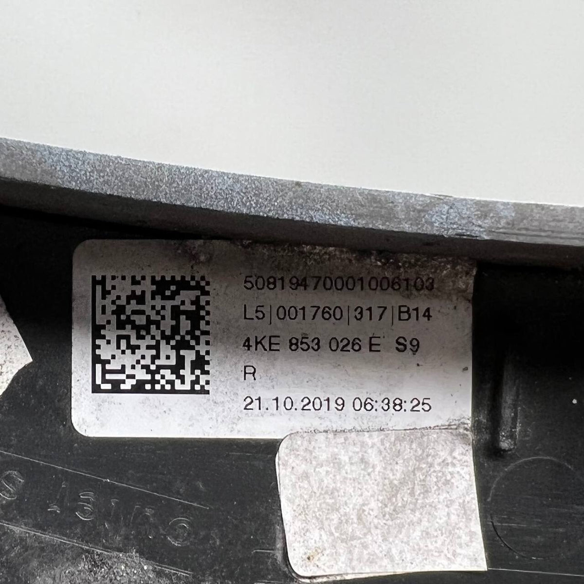 2019 2020-2022 AUDI E-TRON E TRON RIGHT REAR WHEEL PASSENGER ARCH FLARE MOLDING