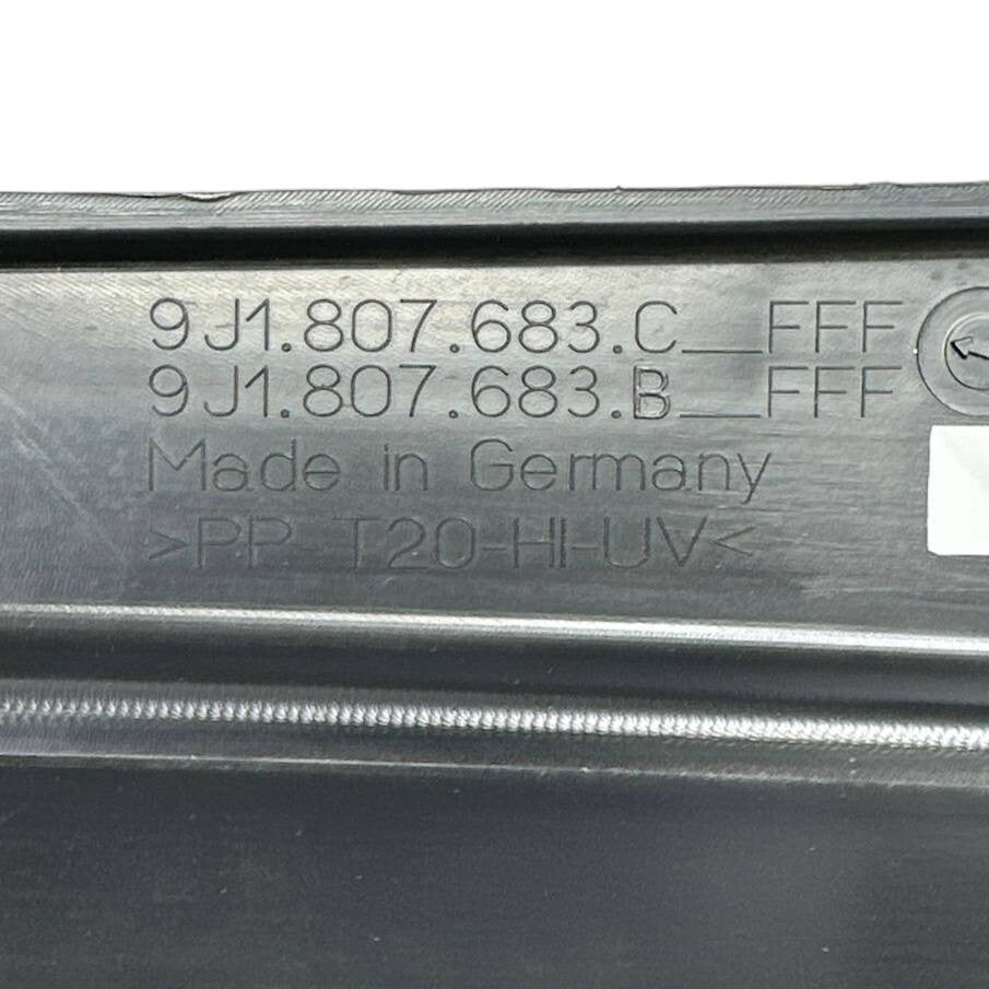 2021-2023 PORSCHE TAYCAN FRONT LOWER SPOILER W/ CENTRAL GRIILE & AIR DEFLECTOR