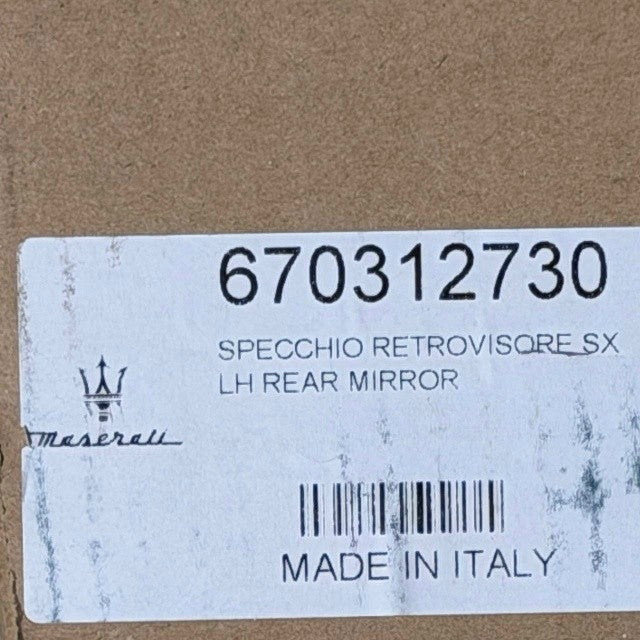 2024 2025-2027 MASERATI GRANTURISMO GRANCABRIO LEFT DRIVER DOOR MIRROR ASSY NEW