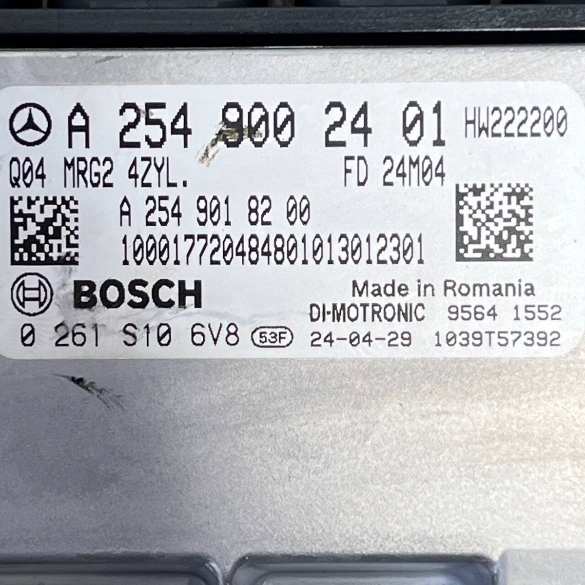 2022 2023 2024 MERCEDES-BENZ X254 GLE GLC C236 ECU ENGINE CONTROL MODULE UNIT