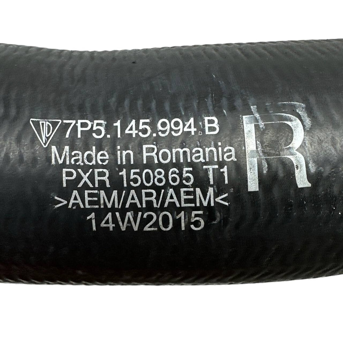 2015 2016 2017 2018 PORSCHE CAYENNE RADIATOR INTERCOOLER HOSE PIPE RIGHT OEM