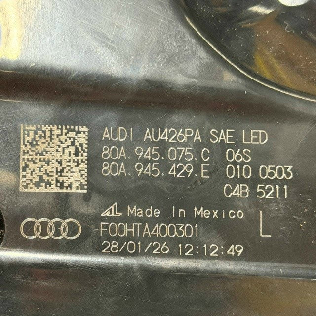 2021 2022 2023 2024 2025 AUDI Q5 REAR LEFT DRIVER TAILLIGHT LAMP OEM NEW