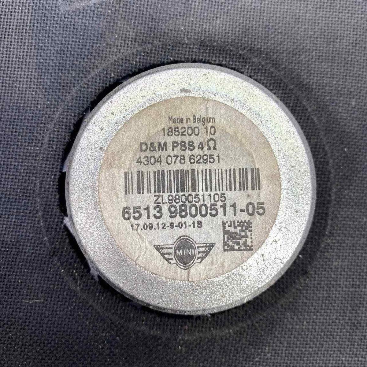 2011 2012 2013 20214 2015 2016 MINI COUNRYMAN PACEMAN LEFT FRONT BASS SPEAKER