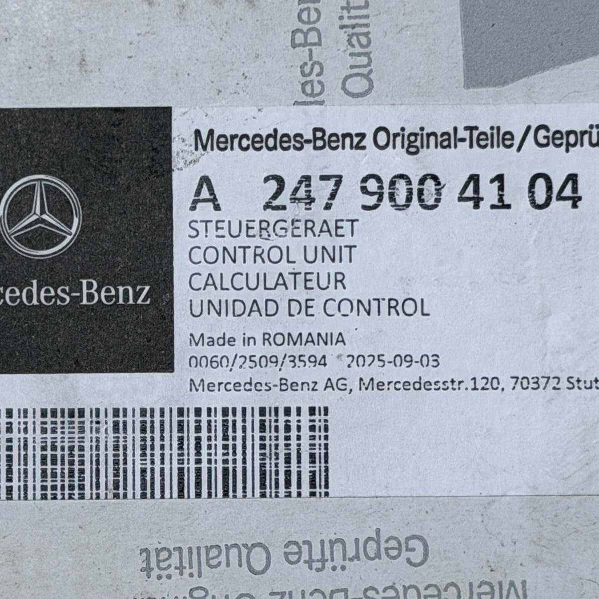 2019-2022 MERCEDES BENZ GLE W213 C238 HEADLIGHT BALLAST CONTROL MODULE UNIT NEW