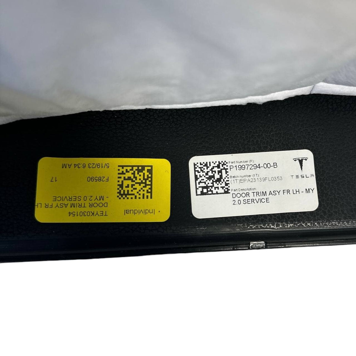 2020 2021-2024 TESLA MODEL Y FRONT LEFT DRIVER INTERIOR DOOR PANEL TRIM COVER