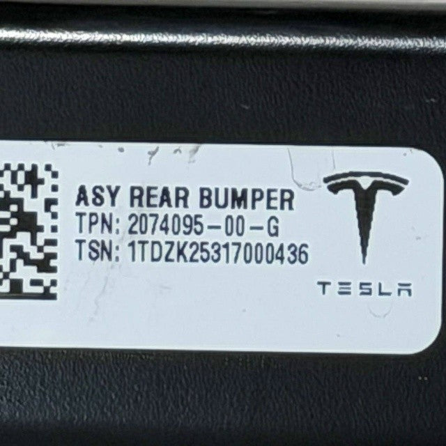 2025 2026 2027 TESLA MODEL Y REAR BUMPER REINFORCEMENT IMPACT BAR OEM 207409500G