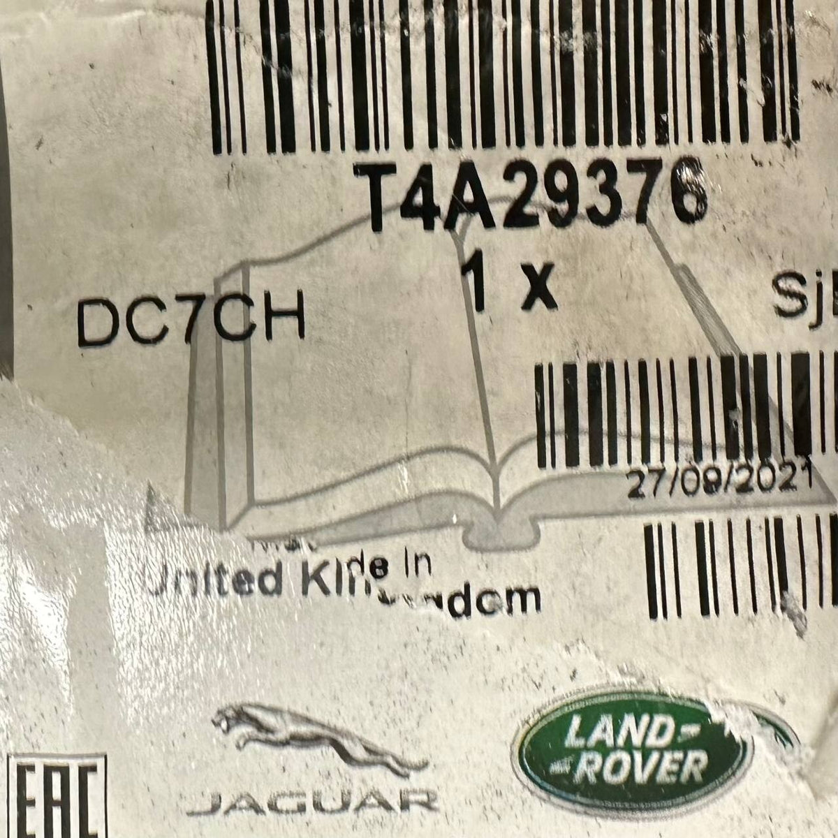2017 2018 2019 2020 2021 JAGUAR F-PACE REAR BODY PANEL OEM NEW T4A29376