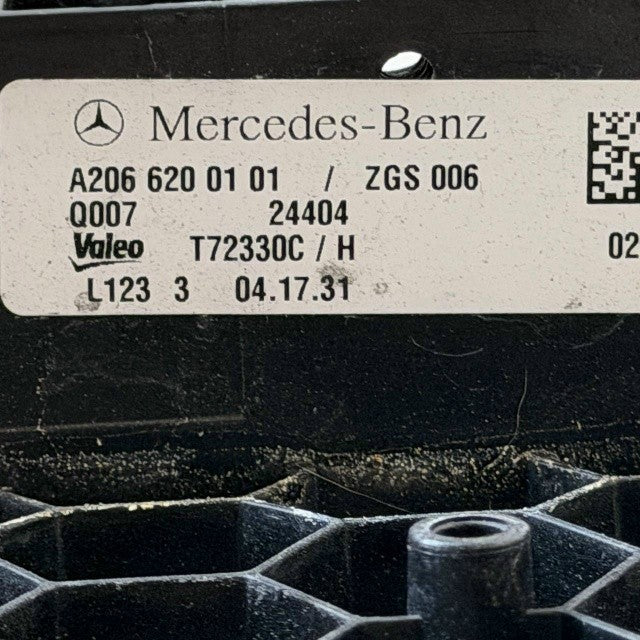 2022 2023 2024 2025 2026 MERCEDES BENZ W206 FRONT RADIATOR SUPPORT CONSOLE FRAME
