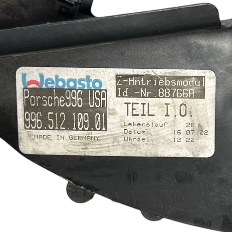 1999 2000-2004 PORSCHE 911 996 REAR ENGINE DECK LID LIP SPOILER MOTOR MECHANISM