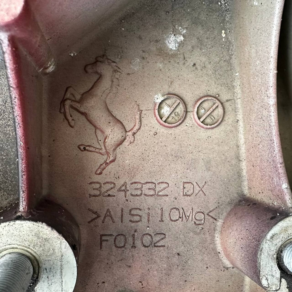 2016 2017 2018 2019 FERRARI 488 SPIDER REAR CHASSIS SUBFRAME FRAME SUPPORT