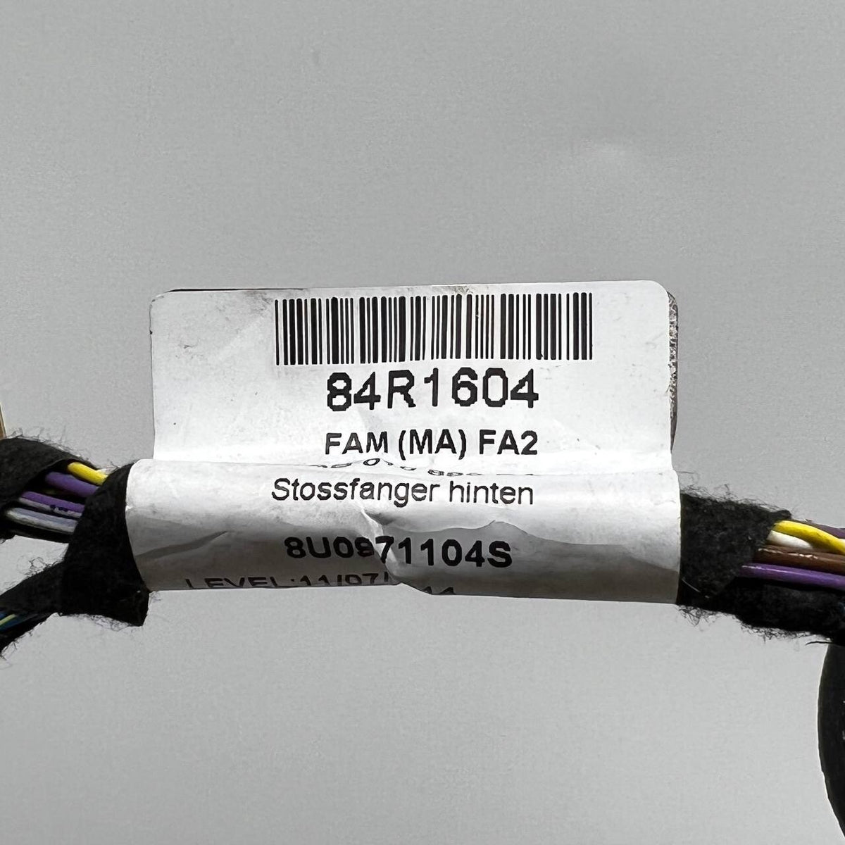 2016 2017 2018 AUDI Q3 REAR BUMPER PARKING AID WIRING WIRE HARNESS OEM USED
