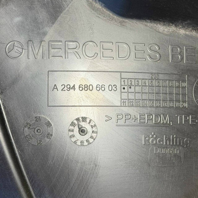 2023 2024-2026 MERCEDES BENZ EQE FRONT RIGHT WHEEL FENDER LINER SPLASH GUARD
