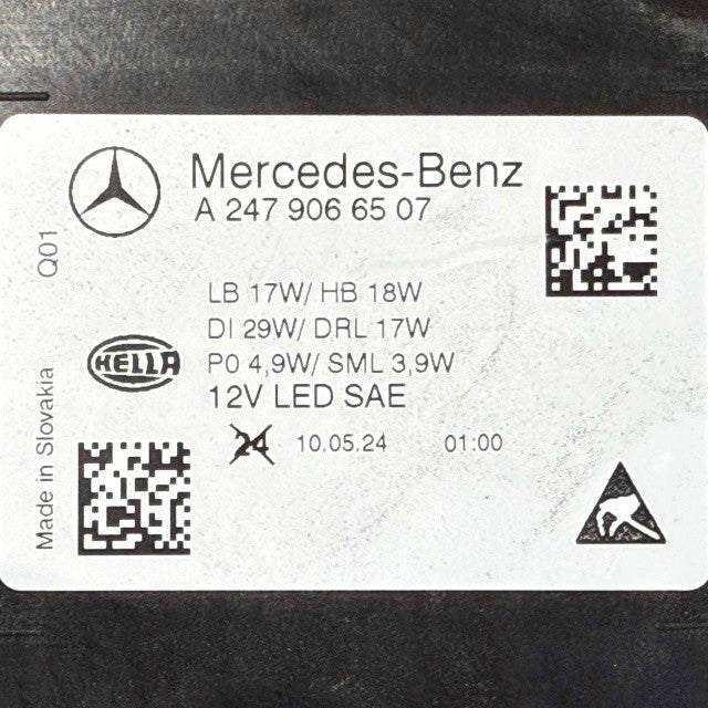 2024 2025 2026 2027 MERCEDES BENZ H247 GLA35 LEFT DRIVER HEADLIGHT HEADLAMP OEM
