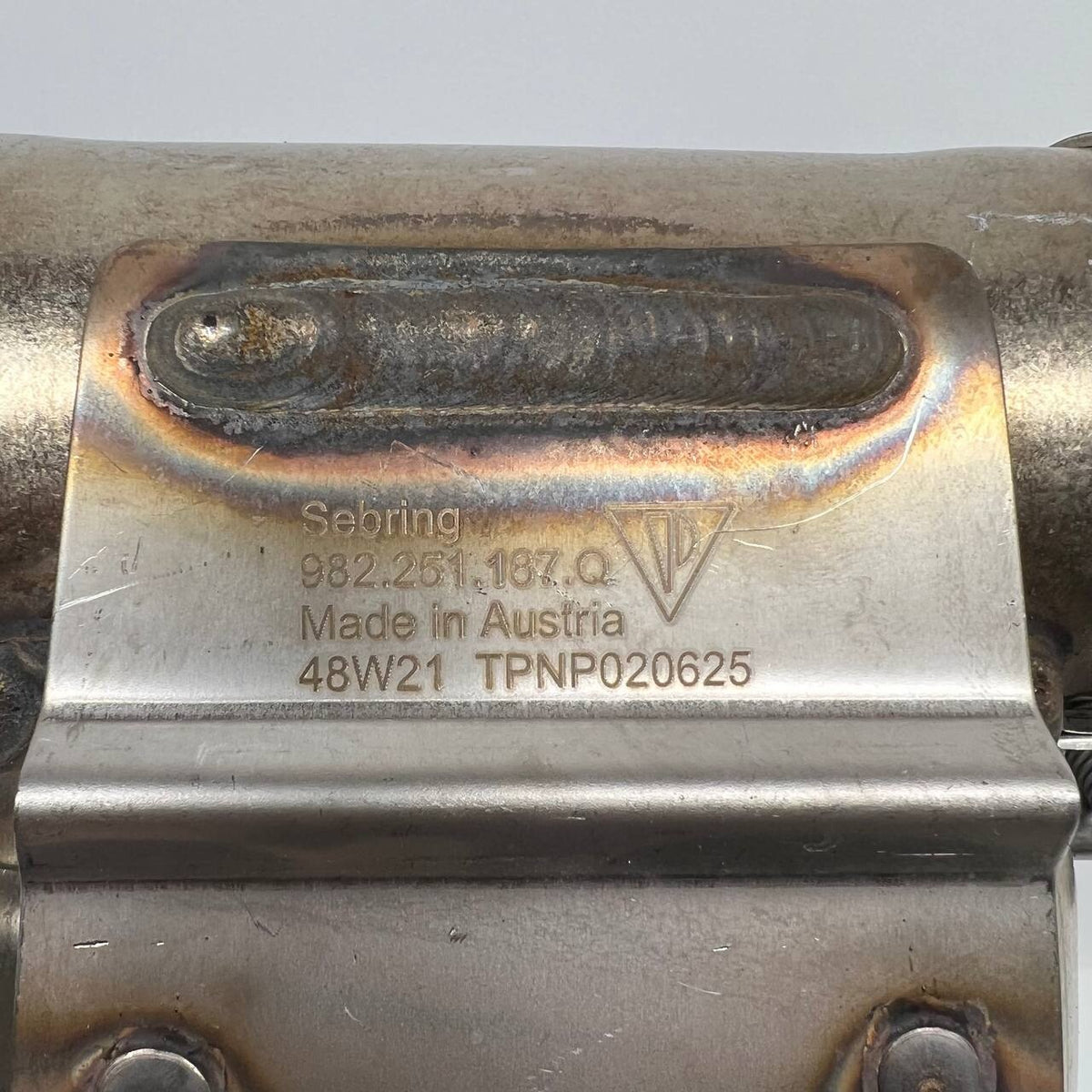 2017 2018 2019 2020 2021 PORSCHE 718 BOXSTER CAYMAN EXHAUST MUFFLER TAIL PIPE