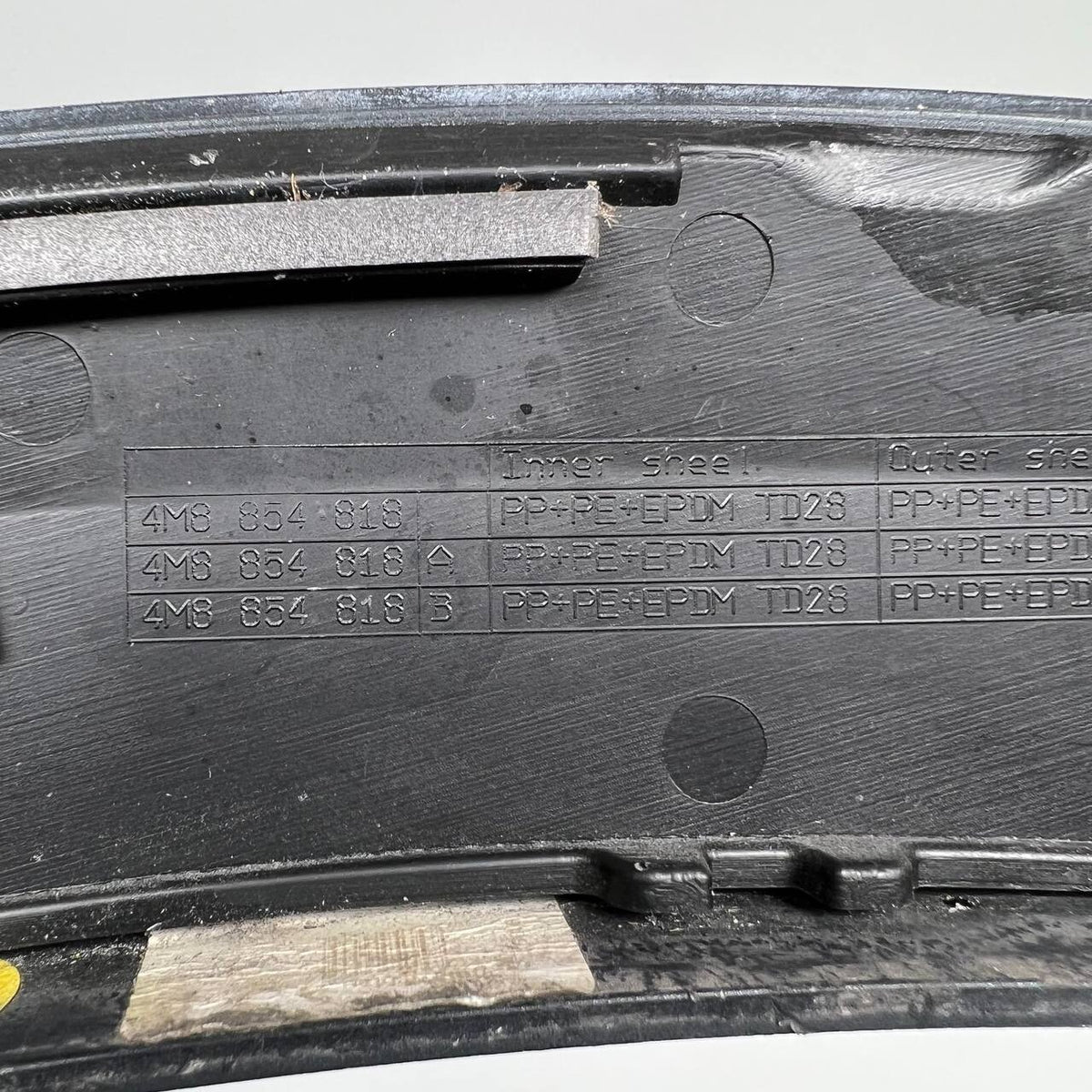 2018 2019-2021 AUDI Q8 RIGHT REAR WHEEL MOLDING ARCH FLARE 4M8854818 PASSENGER