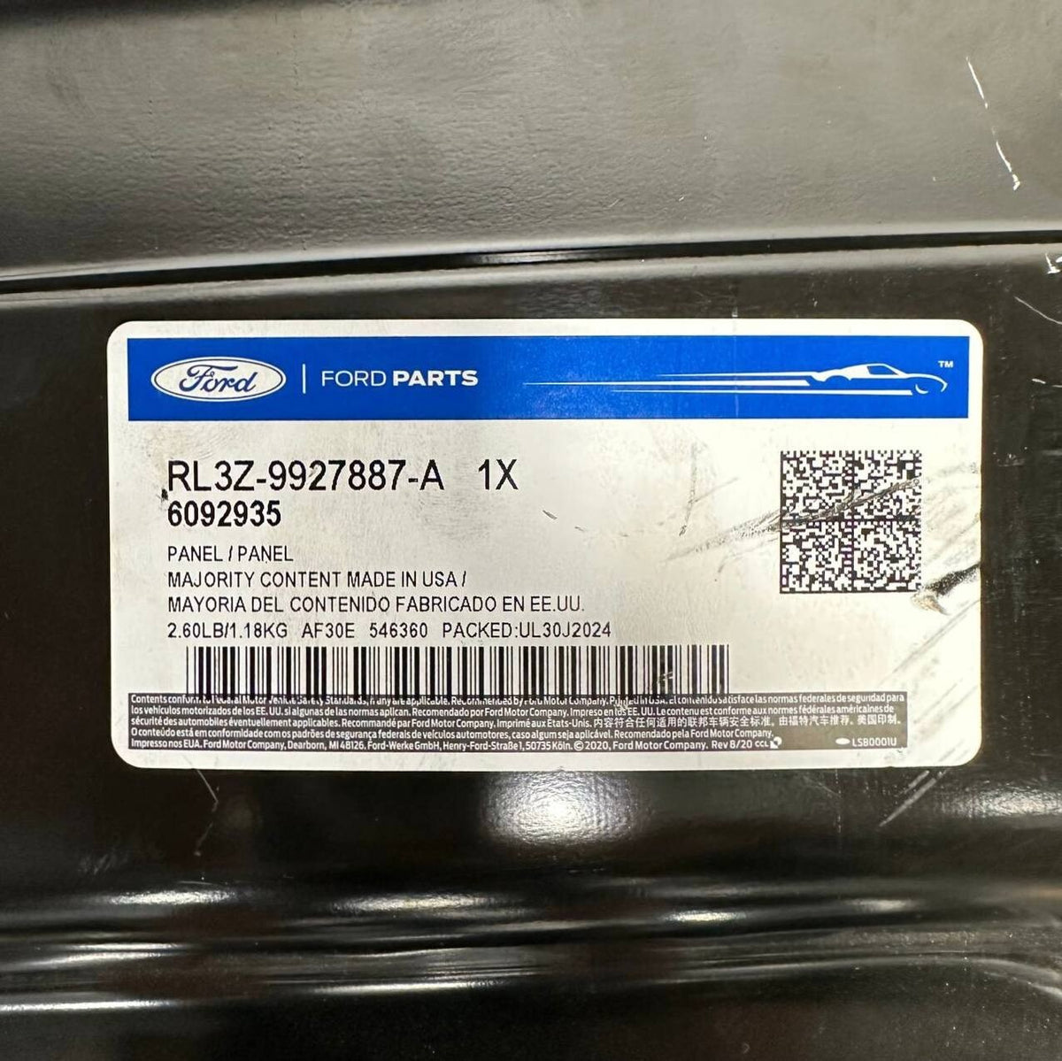 2015 2016 2017 2018-2024 FORD F150 REAR LEFT DRIVER FENDER LINER SPLASH SHIELD