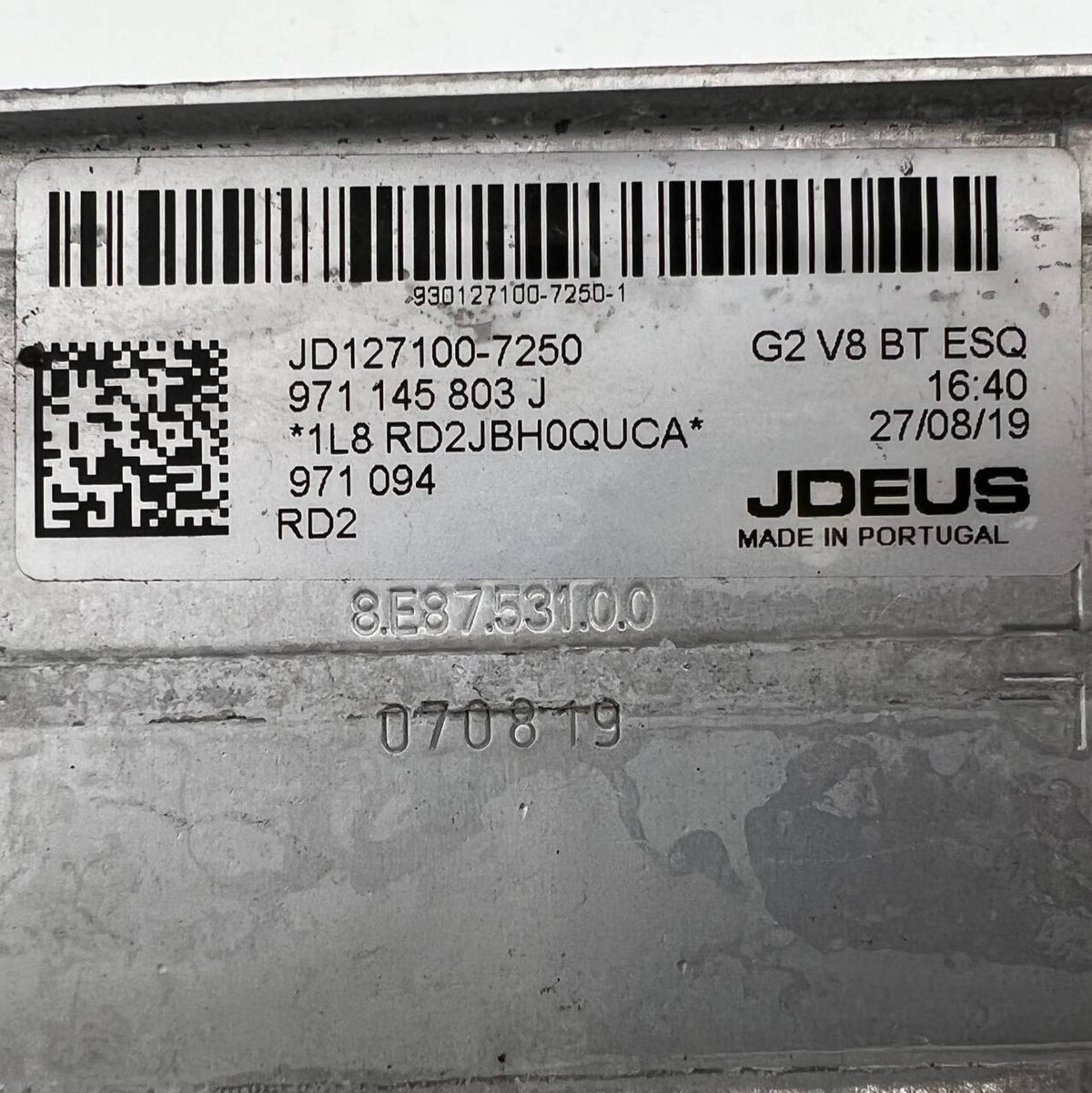 2017 2018 2019 2020 2021 PORSCHE PANAMERA 4.0L RADIATOR DRIVER INTERCOOLER LEFT