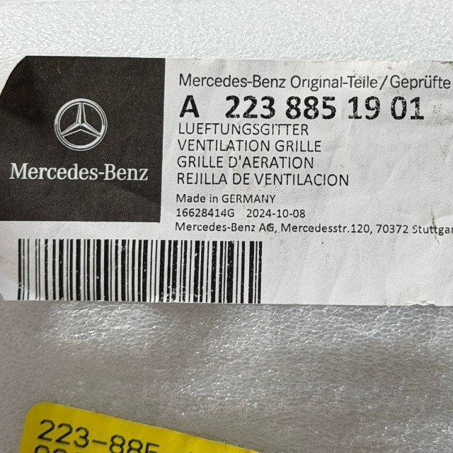 2021 2022 2023-2026 MERCEDES BENZ W223 FRONT RIGHT PASSENGER BUMPER GRILLE TRIM