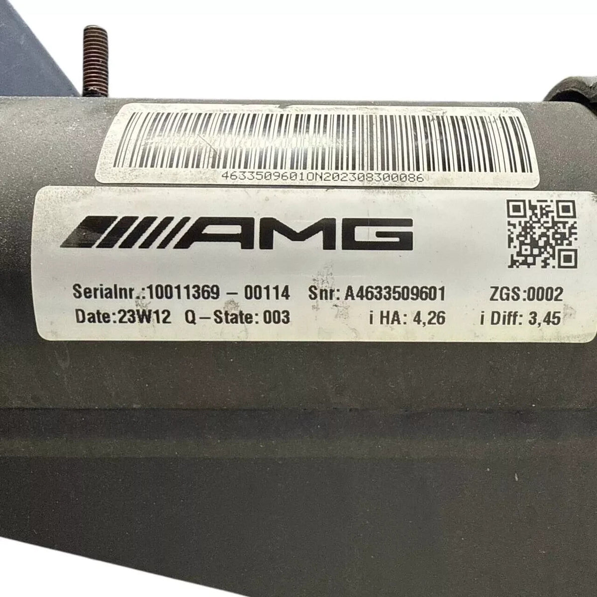 2019 2020 2021-2024 MERCEDES-BENZ G63 AMG REAR SQUARED REAR CARRIER DIFFERENTIAL