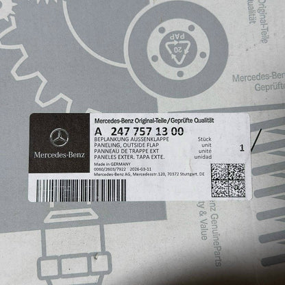 2021 2022-2026 MERCEDES BENZ GLA H247 EQA H243 FUEL FILLER DOOR FLAP PANEL COVER