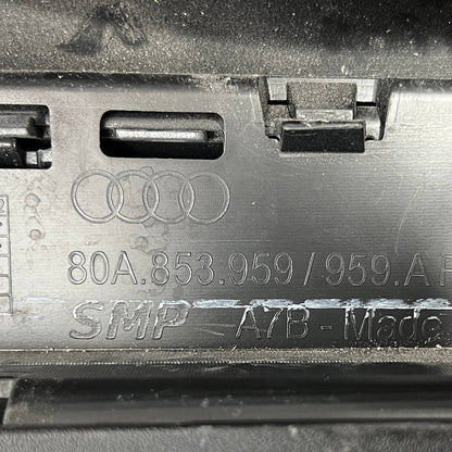 2018 2019 2020 AUDI Q5 FRONT LEFT LOWER DOOR TRIM MOLDING 80A853959 OEM USED