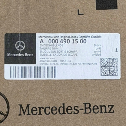 2020-2025 MERCEDES BENZ GLE GLA AMG GT REAR LEFT DRIVER EXHAUST TAIL PIPE TIP