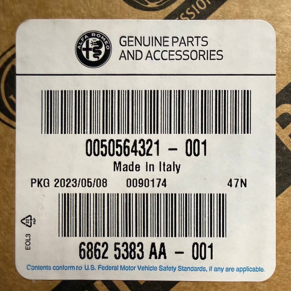 2023 2024-2026 ALFA ROMEO TONALE LEFT DRIVER HEADLIGHT HEADLAMP OEM NEW 50564321