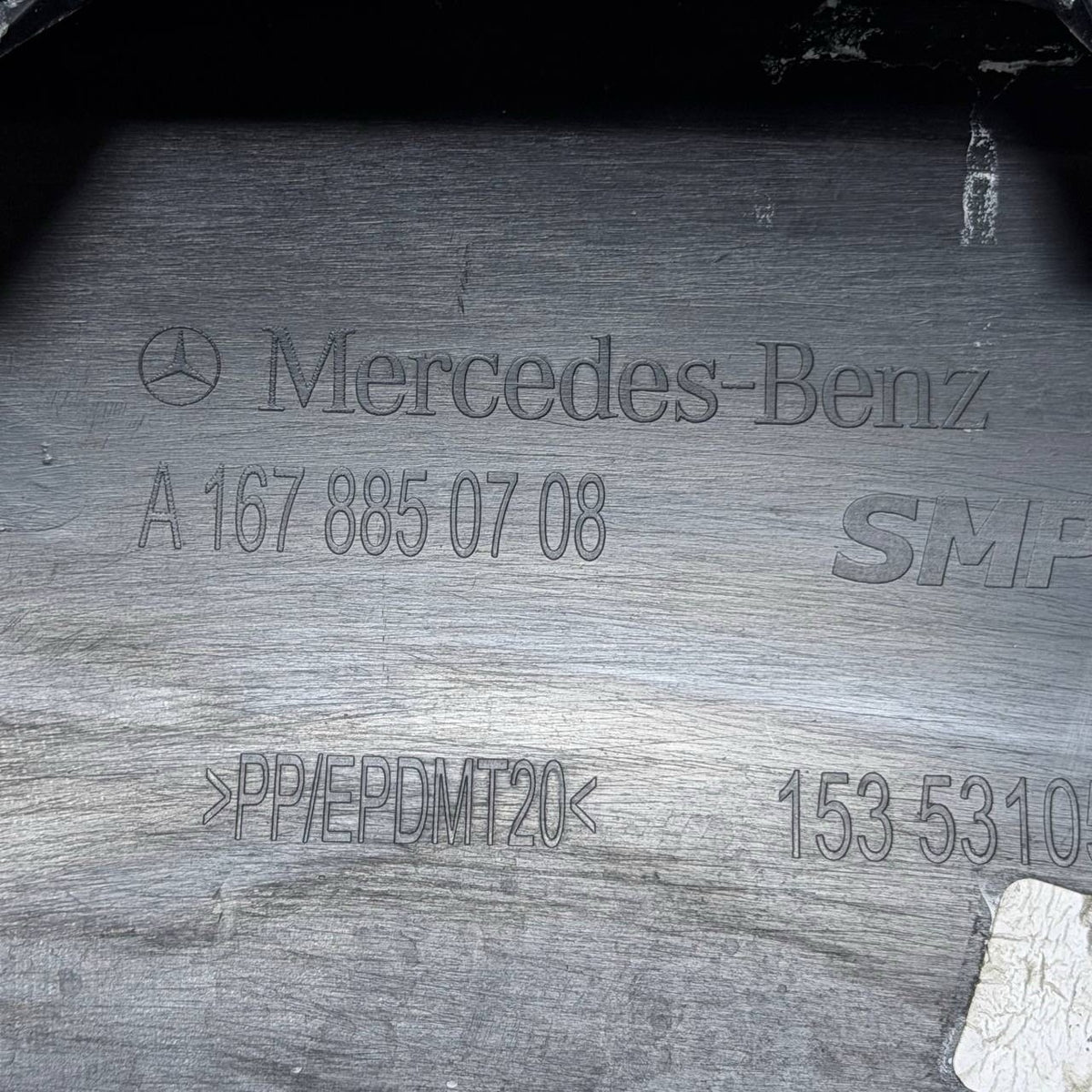 2024 2025 MERCEDES BENZ GLE V167 AMG FRONT BUMPER LOWER VALANCE DIFFUSER TRIM