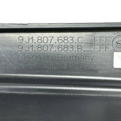 2021-2023 PORSCHE TAYCAN FRONT LOWER SPOILER W/ CENTRAL GRIILE & AIR DEFLECTOR