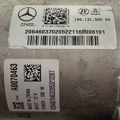 2020 2021 2022 2023 2024 MERCEDES-BENZ W223 REAR POWER STEERING GEAR RACK ASSY