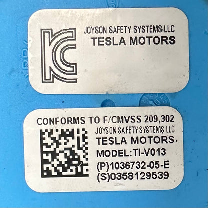 2015 2016 2017 2018-2021 TESLA MODEL X FRONT LEFT SEAT BELT RETRACTOR DRIVER OEM