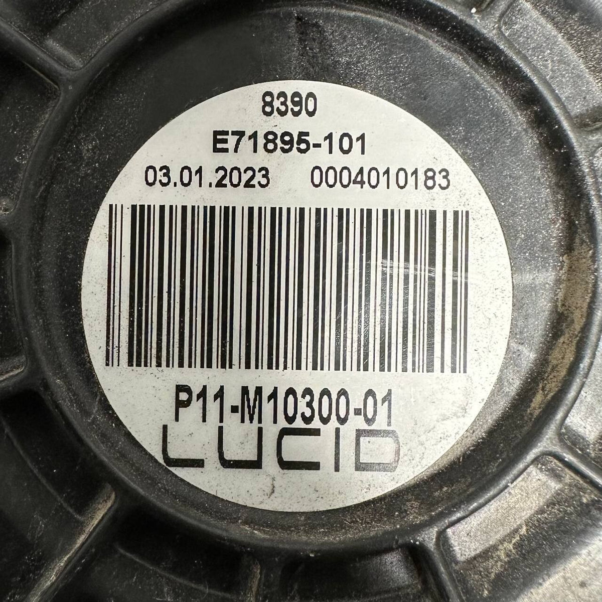 2022 2023 2024 2025 LUCID AIR AC RADIATOR COOLING FAN MOTOR BLADE LEFT DRIVER