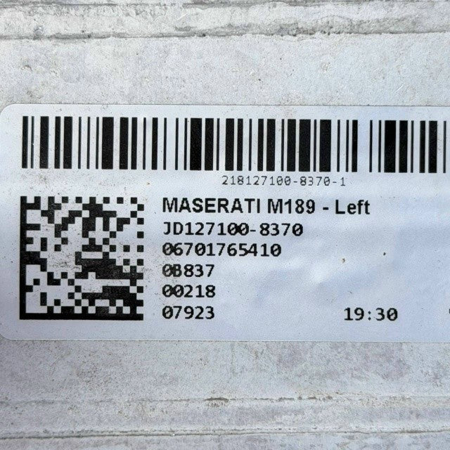 2008 2009 2010 2011-2019 MASERATI GRANTURISMO RADIATOR INTERCOOLER LEFT DRIVER