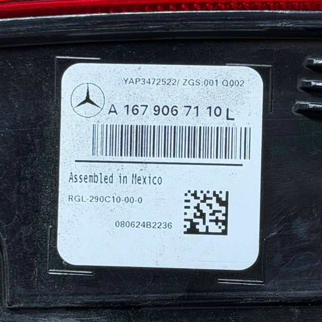 2024 2025 2026 2027 MERCEDES BENZ C167 GLE63 REAR LEFT DRIVER TAILLIGHT LAMP
