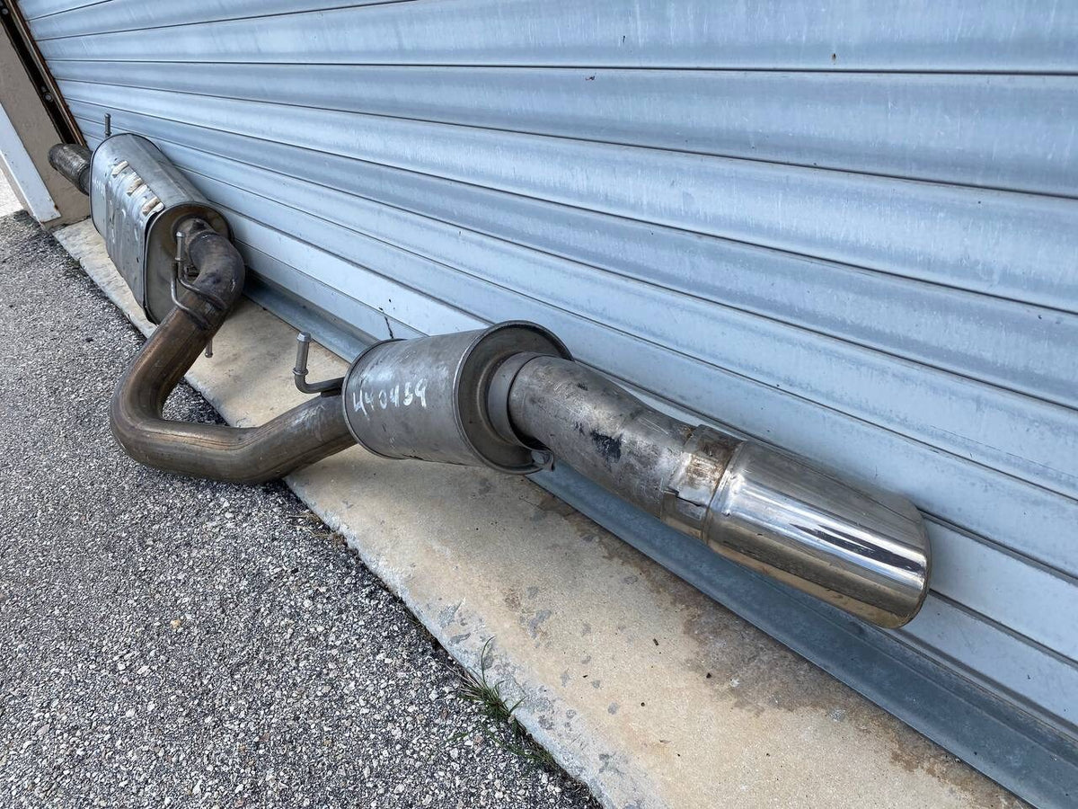 EXHAUST SYSTEM MUFFLER ASSEMBLY OEM USED