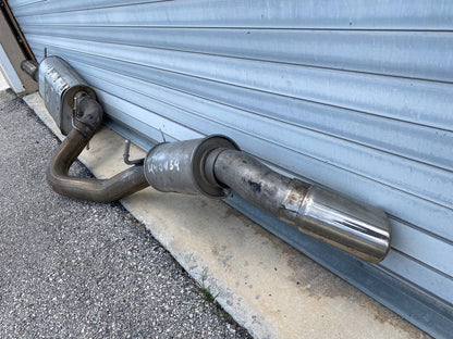 EXHAUST SYSTEM MUFFLER ASSEMBLY OEM USED