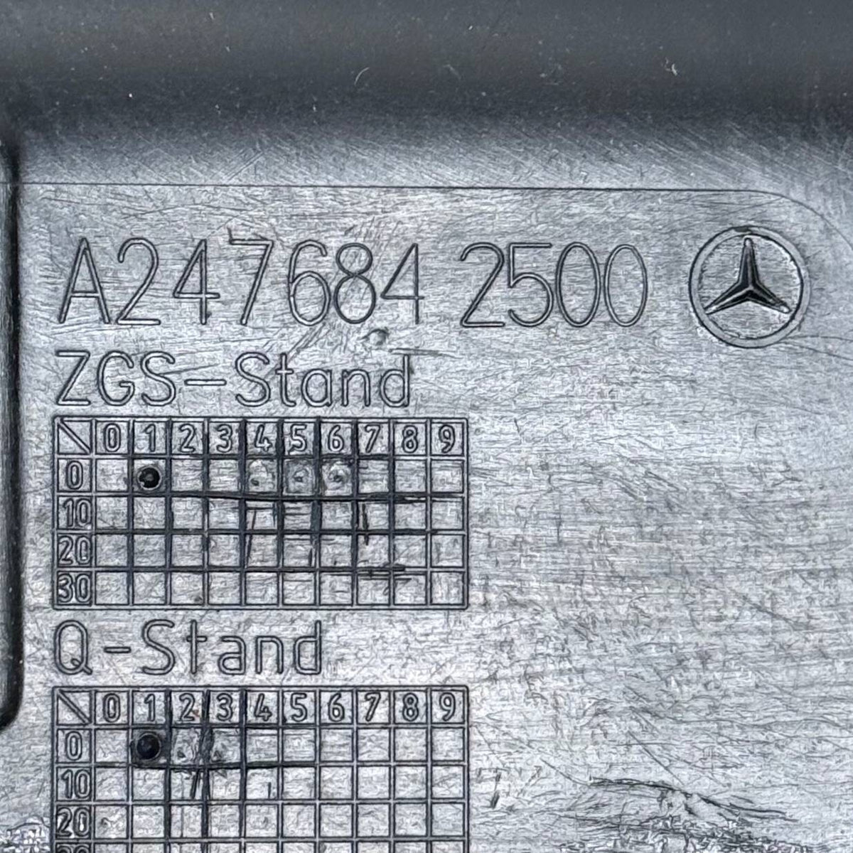 2020 2021 2022-2025 MERCEDES GLB250 X247 REAR SPLASH GUARD SHIELD COVER PANEL