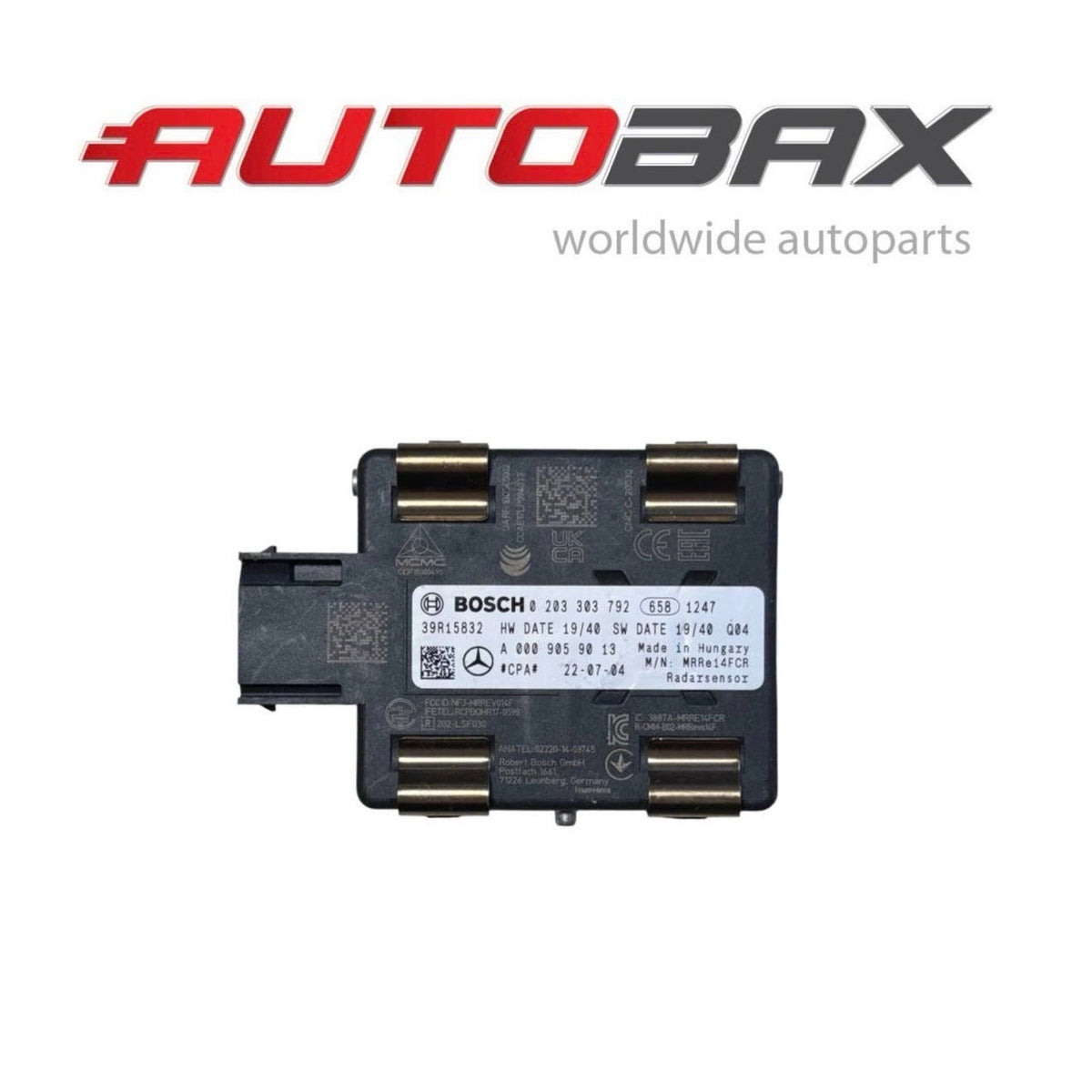 2016 2017 2018-2023 MERCEDES BENZ W205 GLC DISTANCE CRUISE RADAR SENSOR MODULE