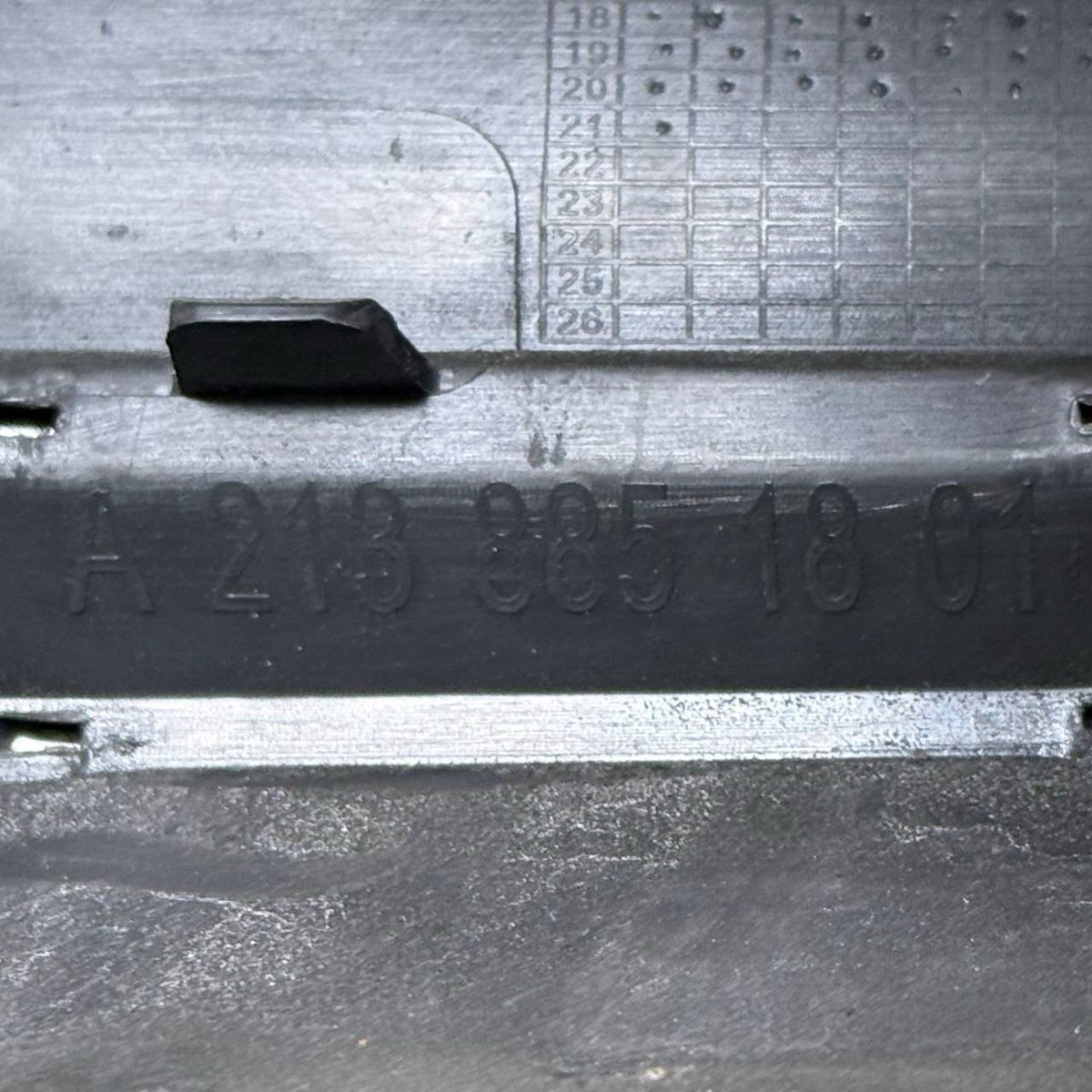 2017 2018-2021 MERCEDES BENZ E350 E300 REAR BUMPER VALANCE DIFFUSER COVER TRIM