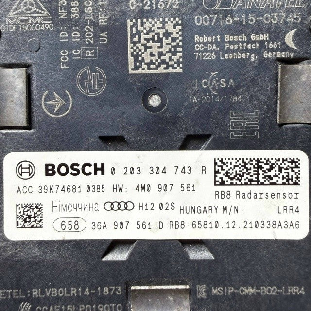 2021 2022 2023 2024 BENTLEY BENTAYGA RADAR SENSOR CONTROL DISTANCE CRUISE OEM