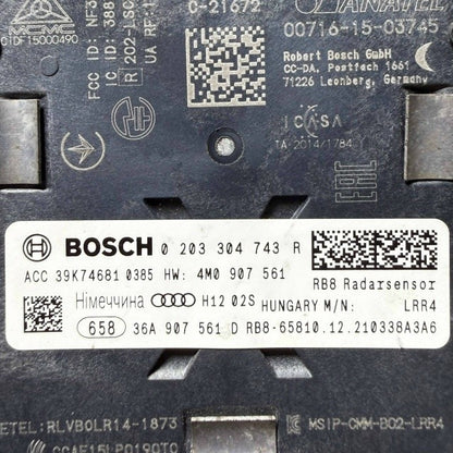 2021 2022 2023 2024 BENTLEY BENTAYGA RADAR SENSOR CONTROL DISTANCE CRUISE OEM