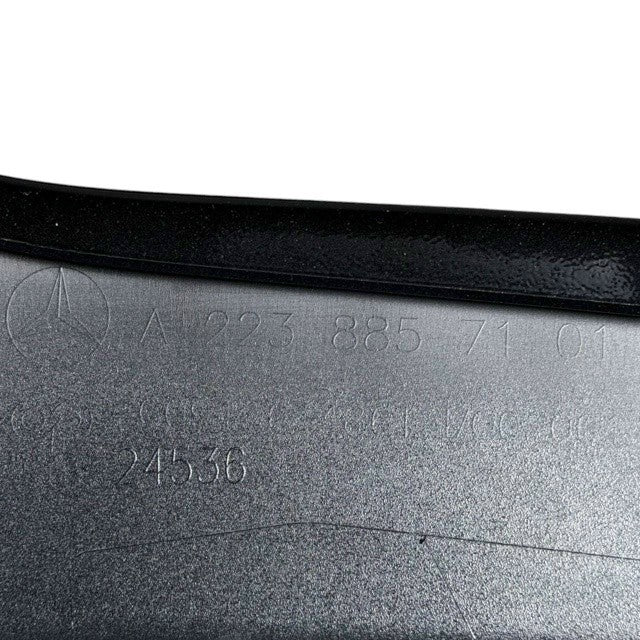 2021 2022-2025 MERCEDES BENZ W223 REAR BUMPER LOWER VALANCE AIR DIFFUSER TRIM