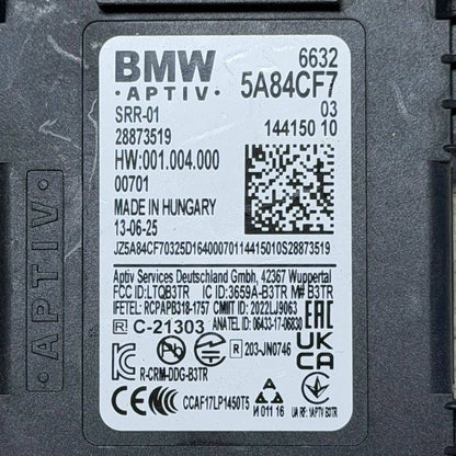 2019 2020 2021 2022-2024 BMW X3 G01 G12 F92 REAR BLIND SPOT RADAR SENSOR MODULE