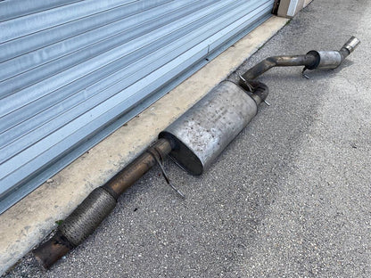 EXHAUST SYSTEM MUFFLER ASSEMBLY OEM USED