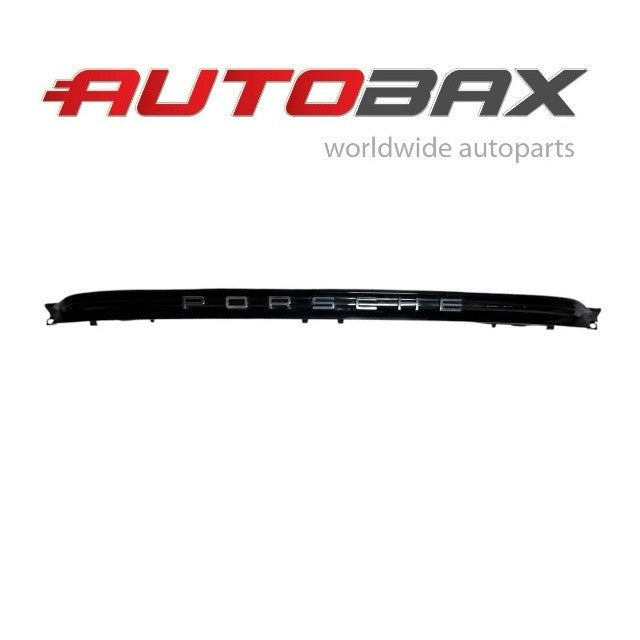 2017 2018-2024 PORSCHE 718 BOXSTER CAYMAN REAR UPPER EMBLEM SPOILER TRIM COVER