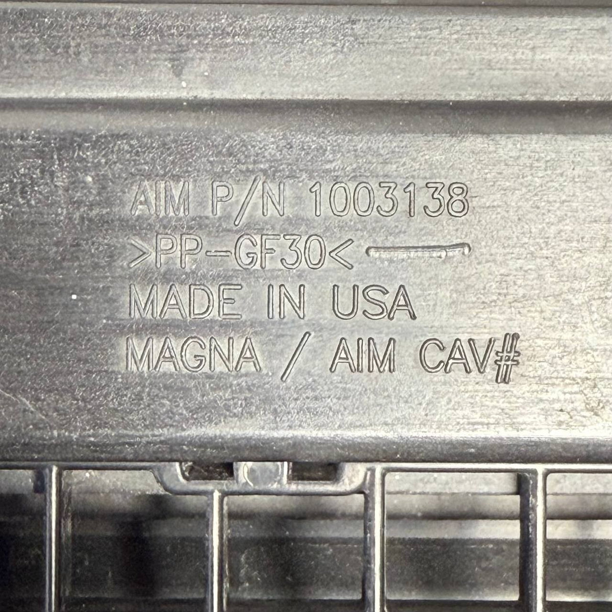2015 2016 2017-2024 GMC CANYON FRONT RADIATOR SUPPORT AIR DUCT ACTIVE SHUTTER