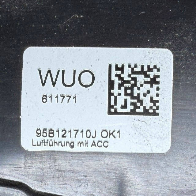 2019 2020 2021 2022-2024 PORSCHE MACAN FRONT RADIATOR AIR DUCT DEFLECTOR GUIDE