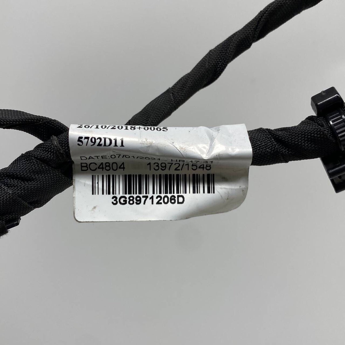 2018 2019 2020 2021 VW ARTEON WIRING HARNES AUTO CRUISE CONTROL OEM 3G8971206D